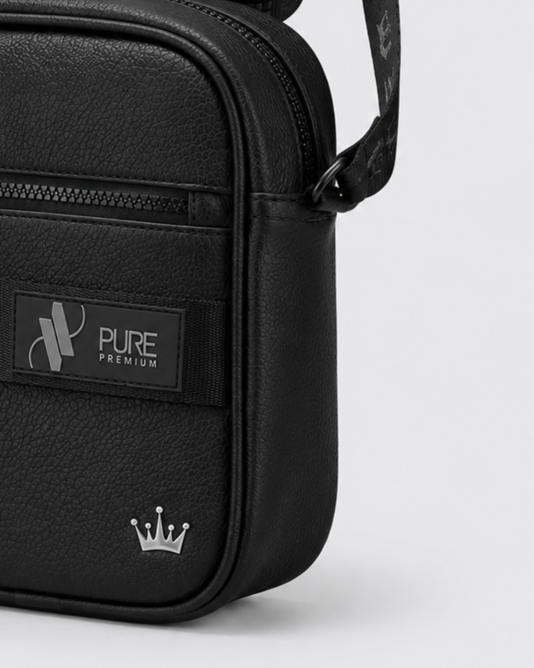 Pure Premium Large Crossbody Bag In Black Men