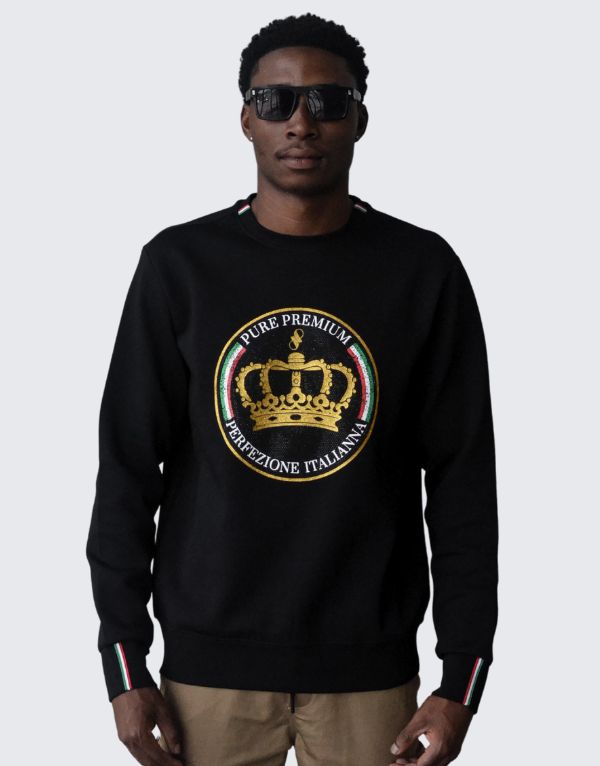 Pure Premium Arezzo Sweater In Black For Men