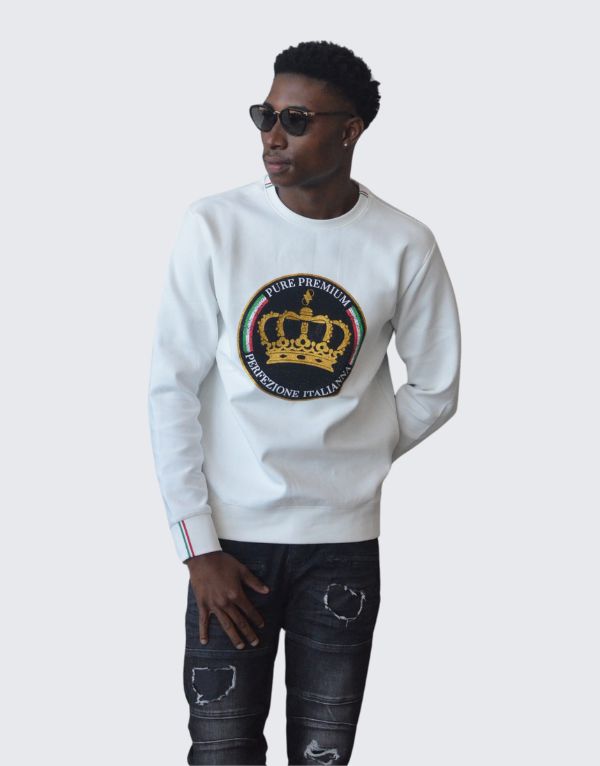 Pure Premium Arezzo Sweater White
