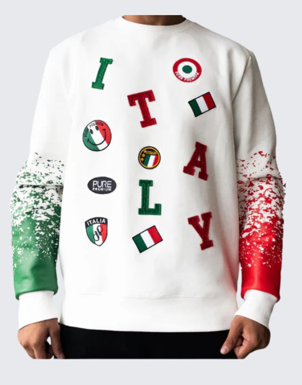 Pure Premium Brescia White Sweater