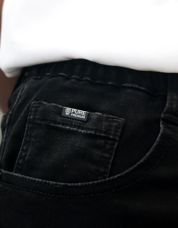 Pure Premium Giovani Jogger Pants In Black Men