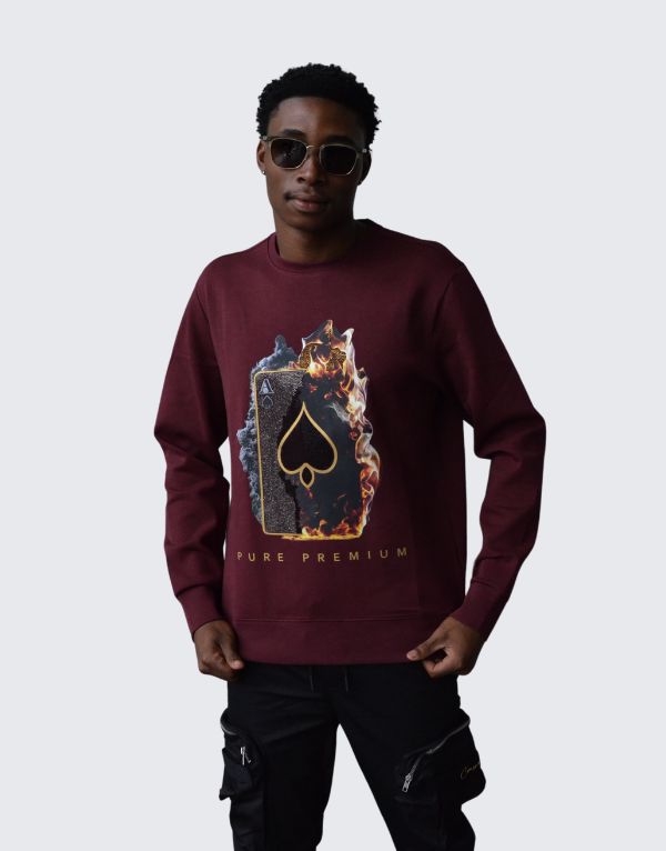 Pure Premium Pino Sweater Burgandy