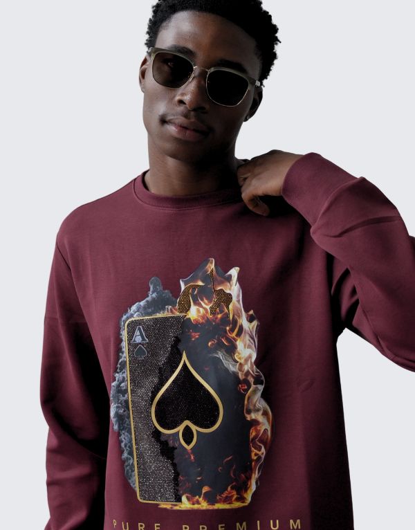 Pure Premium Pino Sweater Burgandy