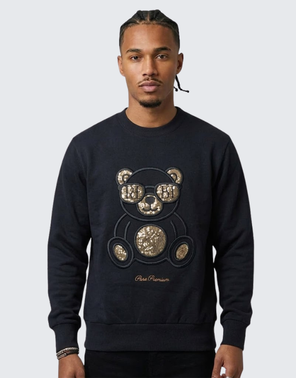 Pure Premium Ritmo Sweater Black