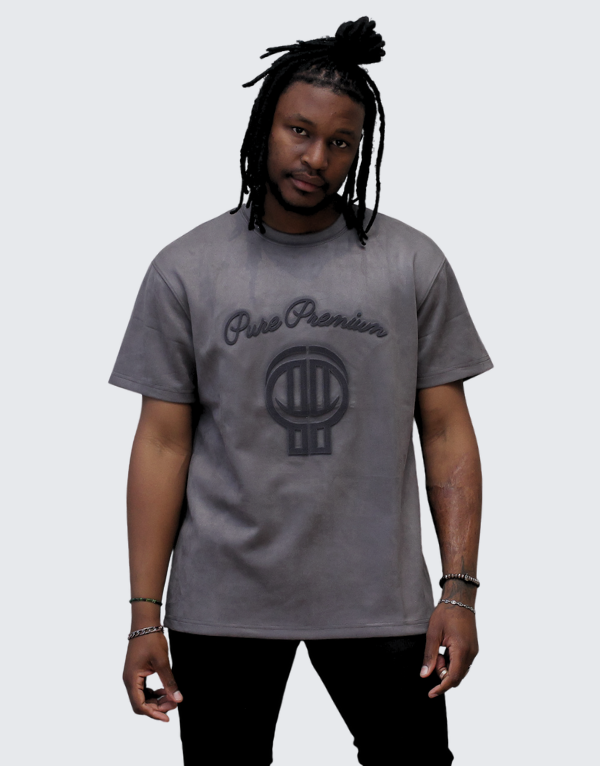Pure Premium Strada T-Shirt In Charcoal Men