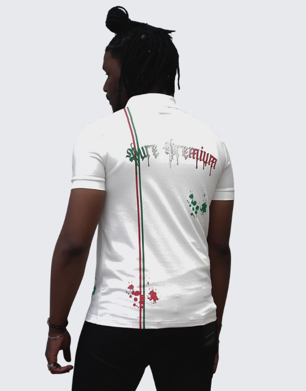 Pure Premium Vichi Golfer T-Shirt In White Men