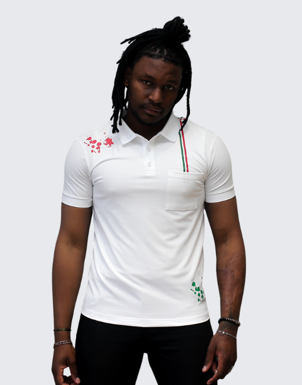 Pure Premium Vichi Golfer T-Shirt In White Men