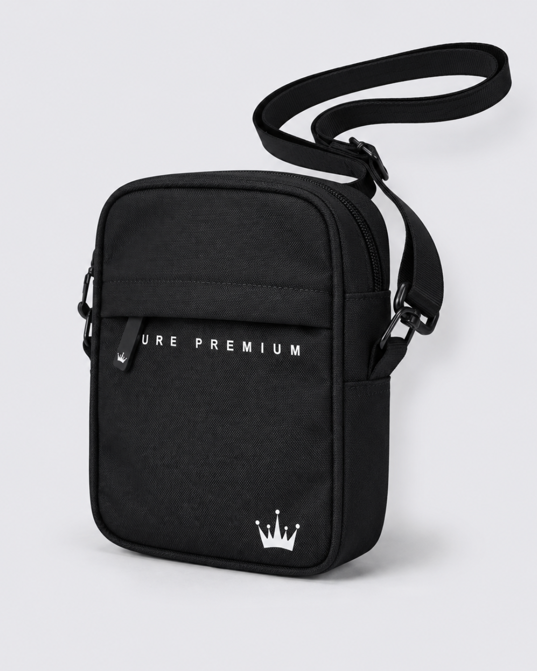 Pure Premium Medium Crossbody Bag In Black Men