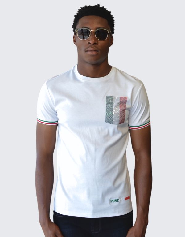 Pure Premium Sicily T-Shirt In White  Men
