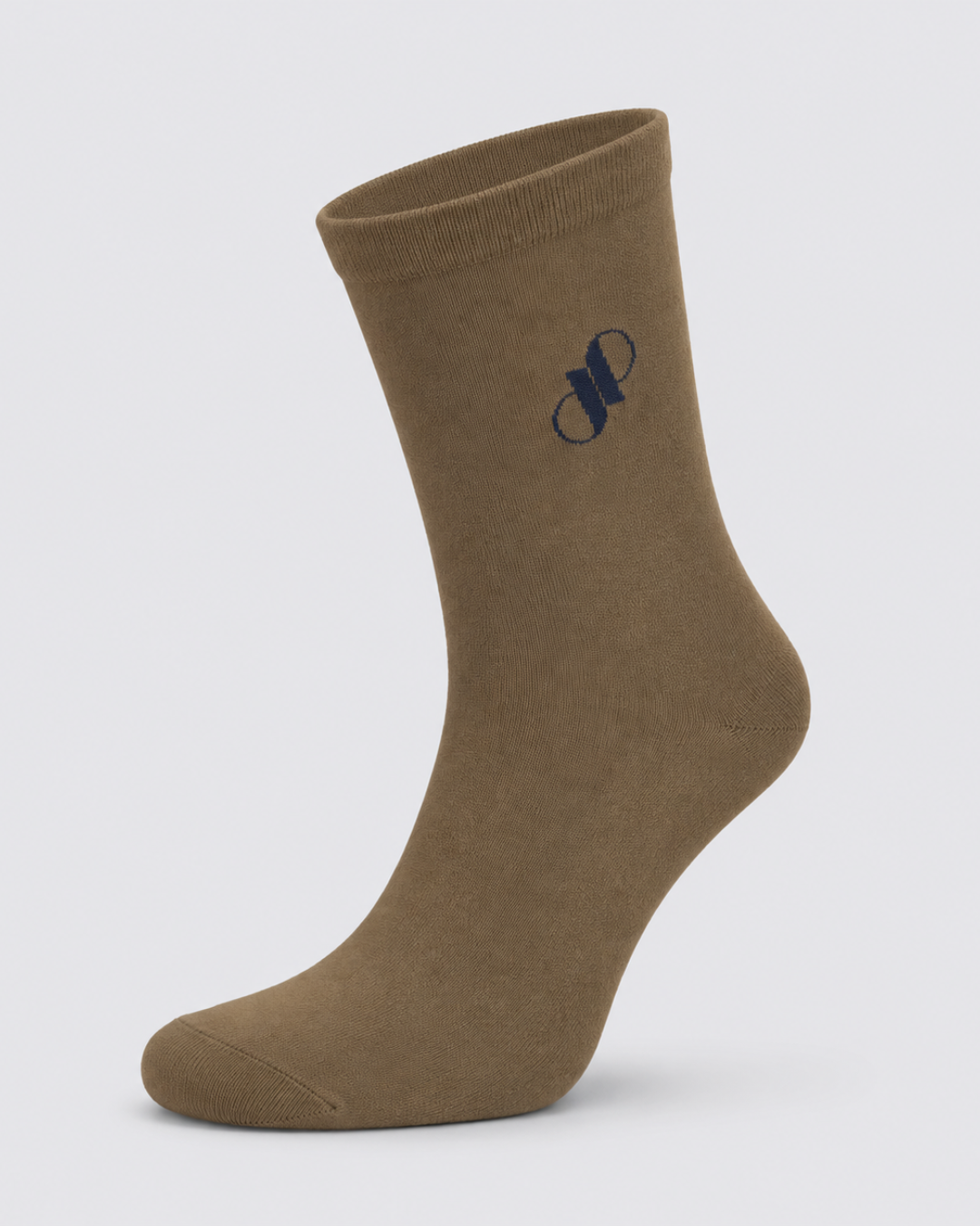Pure Premium Long Socks In Taupe