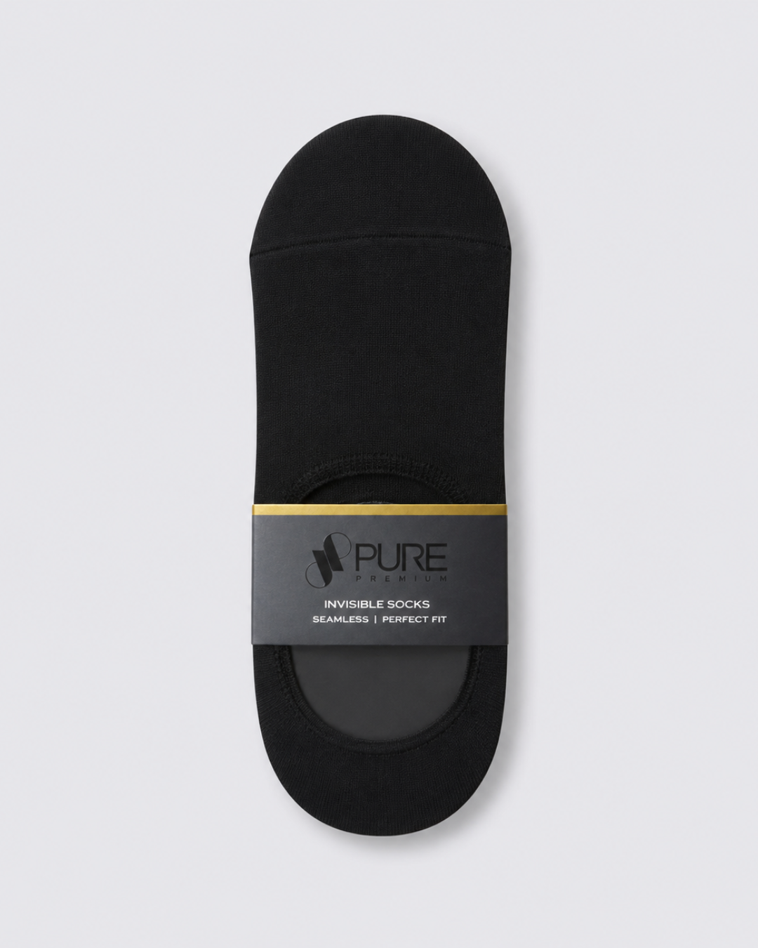 Pure Premium Secret Socks In Black