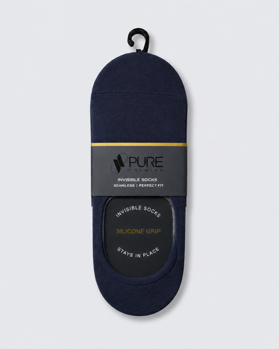 Pure Premium Secret Socks In Navy