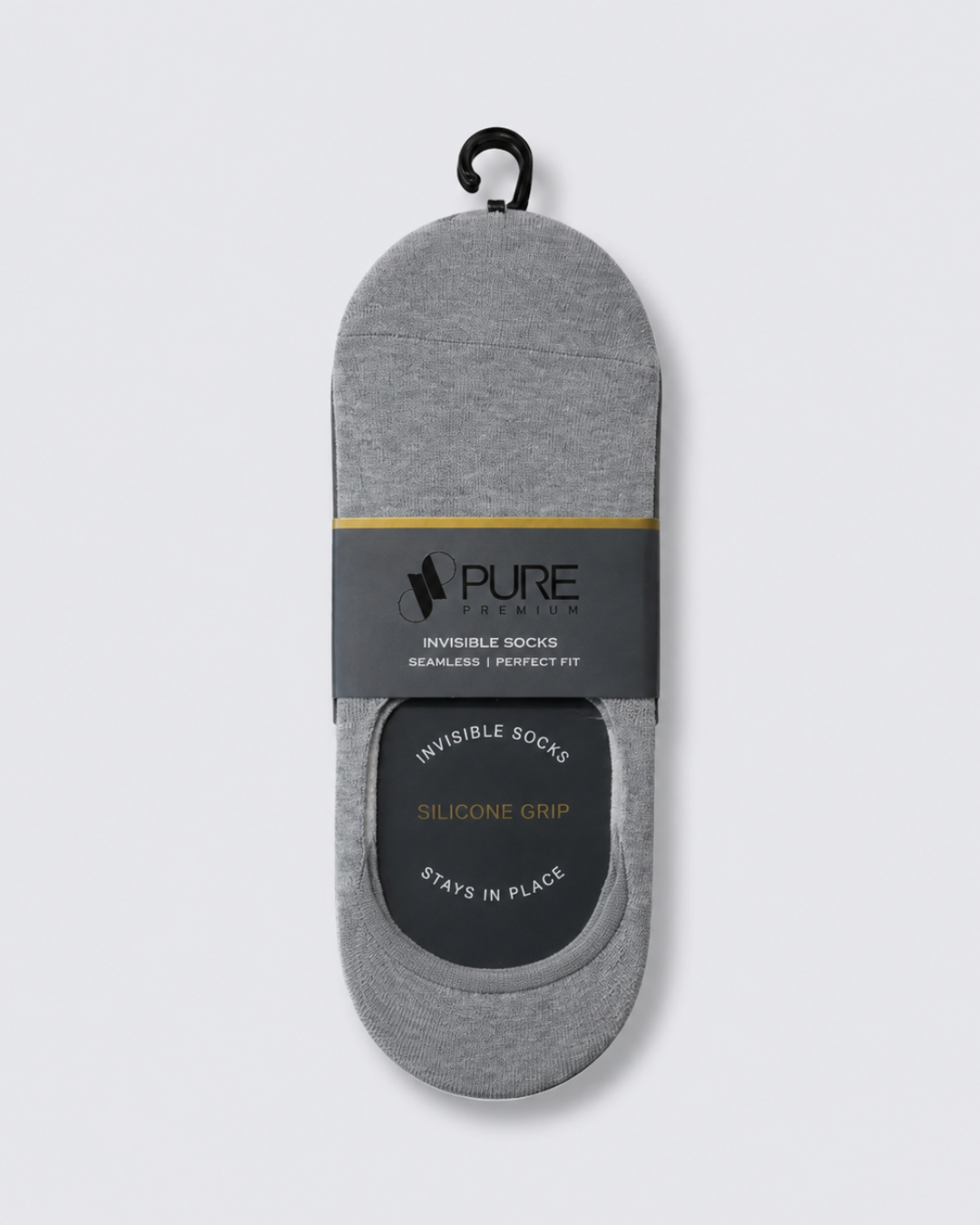 Pure Premium Secret Socks Light Grey