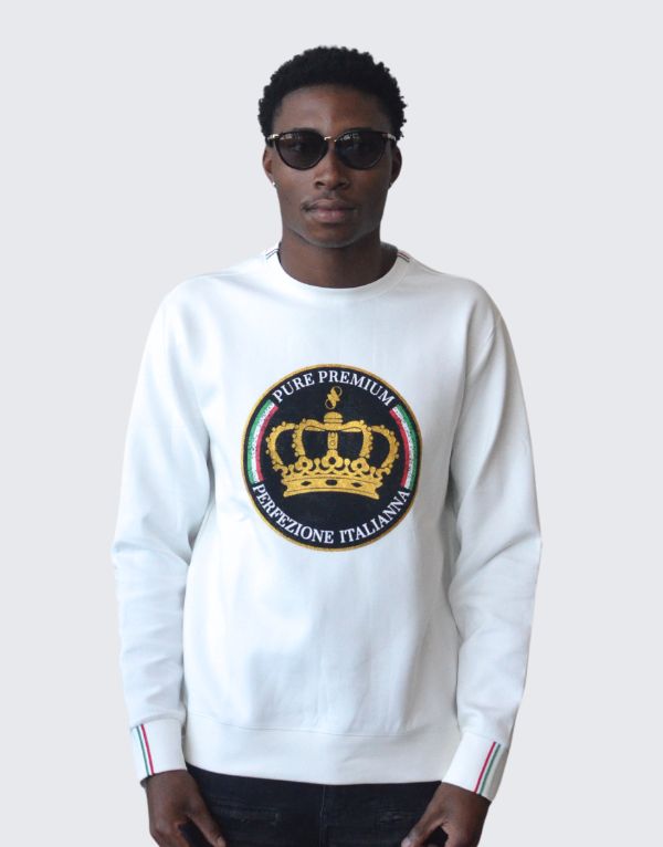 Pure Premium Arezzo Sweater White