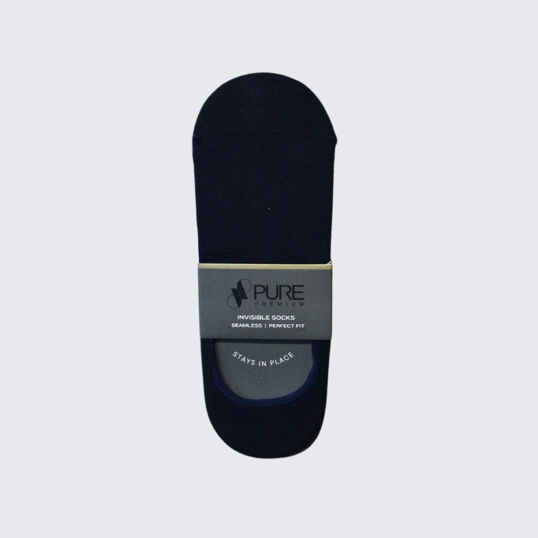 Pure Premium Secret Socks In Navy