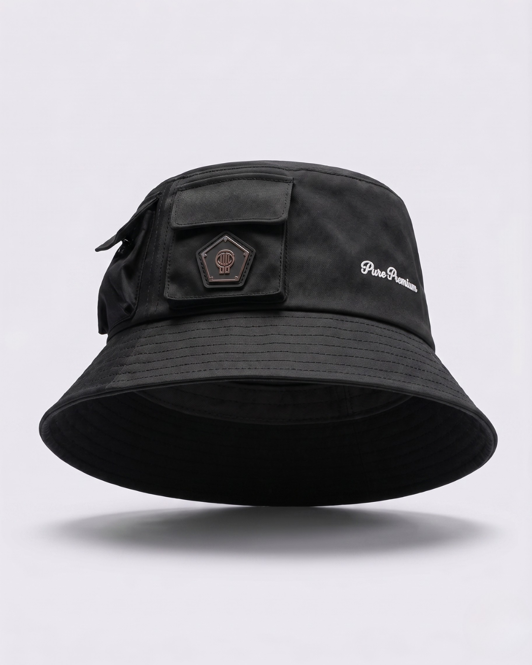 Pure Premium Capa Bucket Hat In Black Men