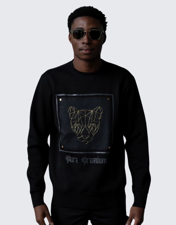 Pure Premium Tortano Sweater In Black Men