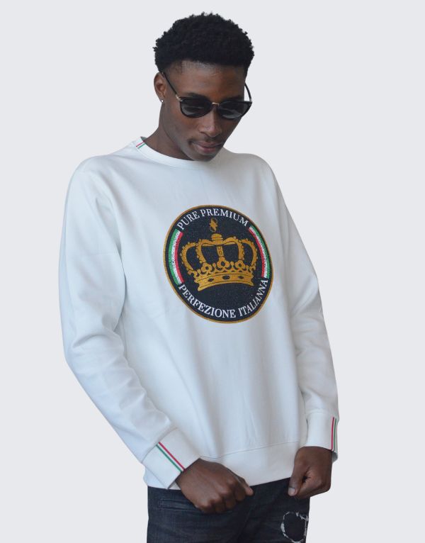 Pure Premium Arezzo Sweater White