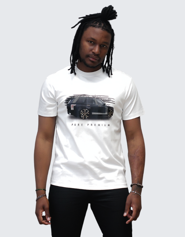 Pure Premium Carro R T-Shirt In White Men