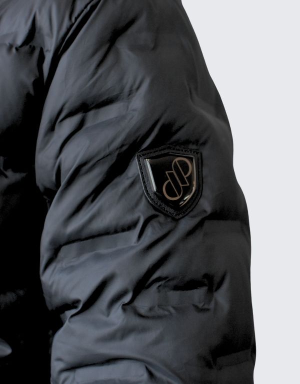 Pure Premium Flight Jacket In Black And Gold For Men