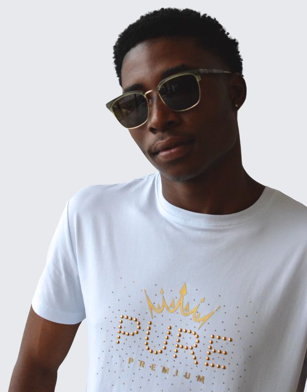 Pure Premium Galaxian T-Shirt In White Men