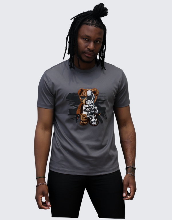 Pure Premium Moretti T-Shirt In Charcoal