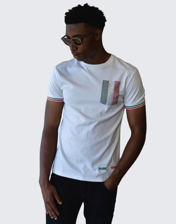 Pure Premium Sicily T-Shirt In White  Men
