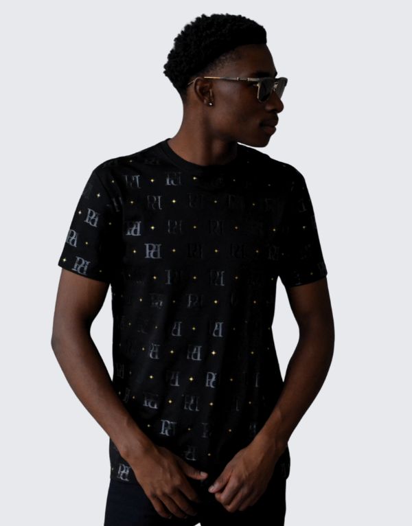 Pure Premium Spika T-Shirt In Black For Men