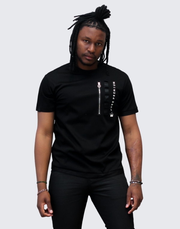 Pure Premium Taglio B T-Shirt In Black Men