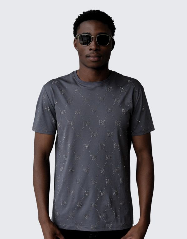 Pure Premium Vega T-Shirt In Grey For Men