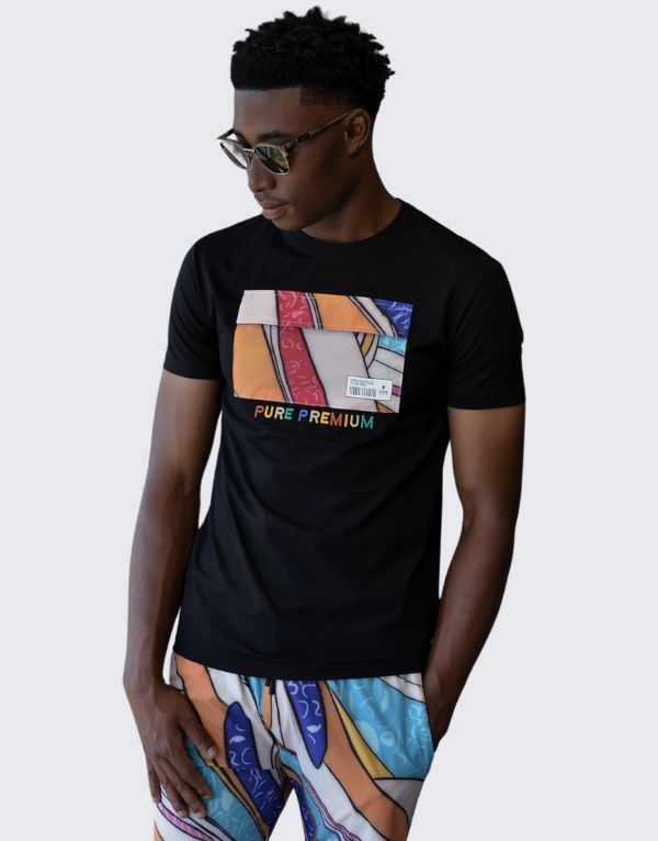 Pure Premium Vincint T-Shirt In Black